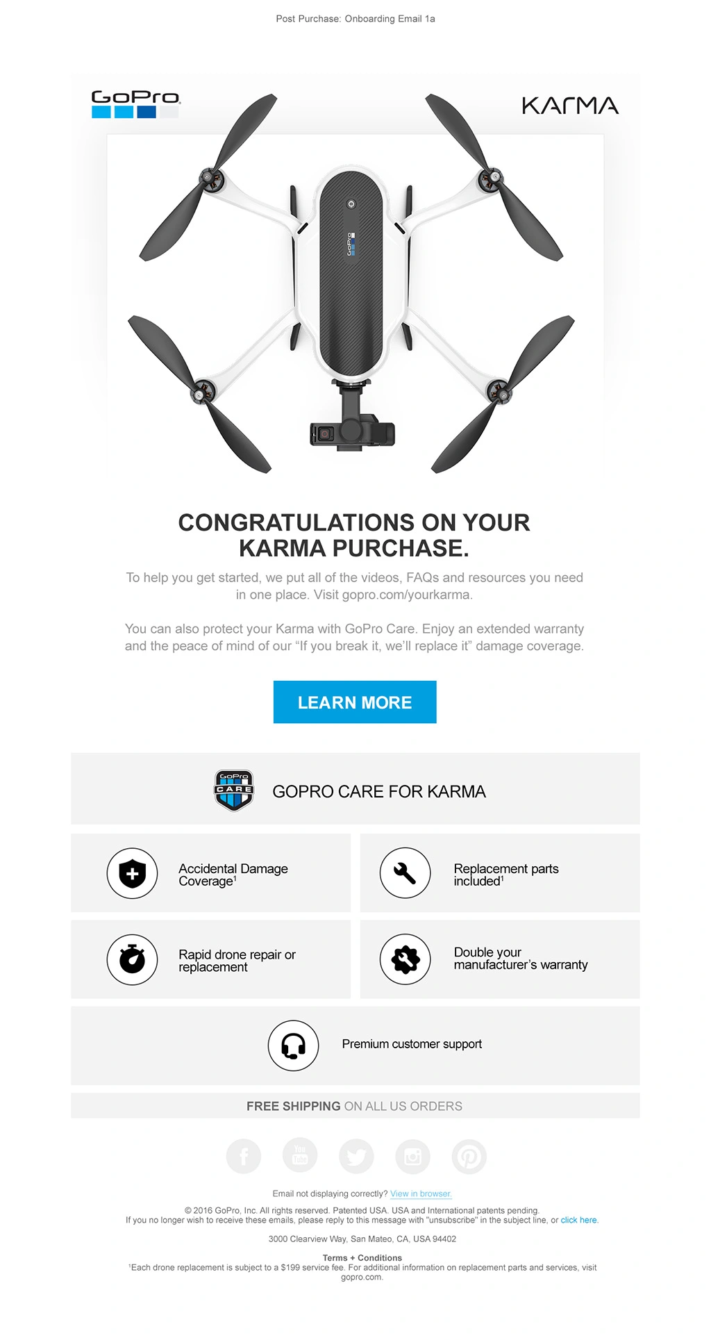 Karma launch email 6, shown in full.