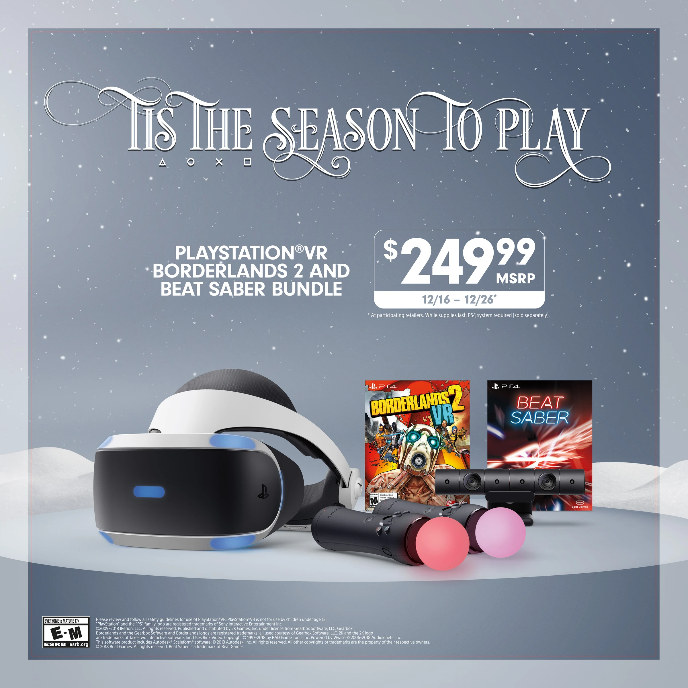 PlayStation VR seasonal promotion